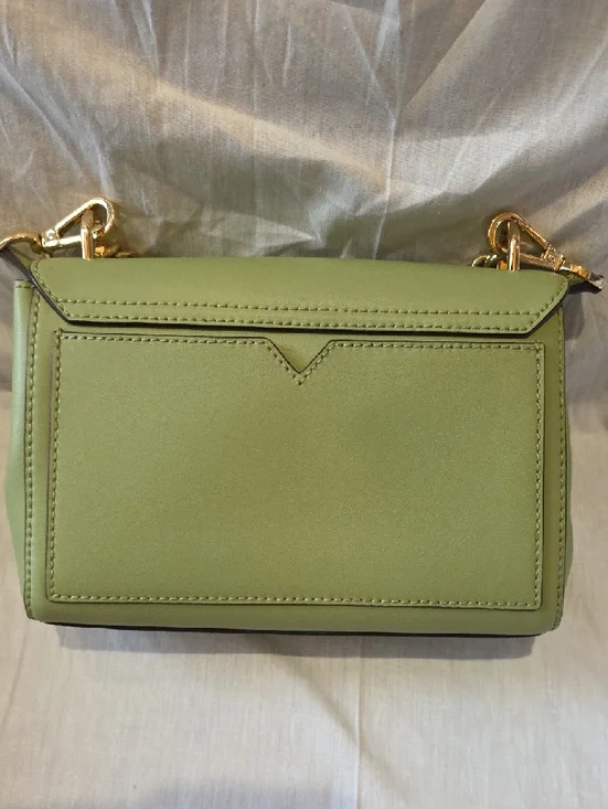 Michael Kors Lita Green Chain-Accent Crossbody Bag - Picture 2 of 6